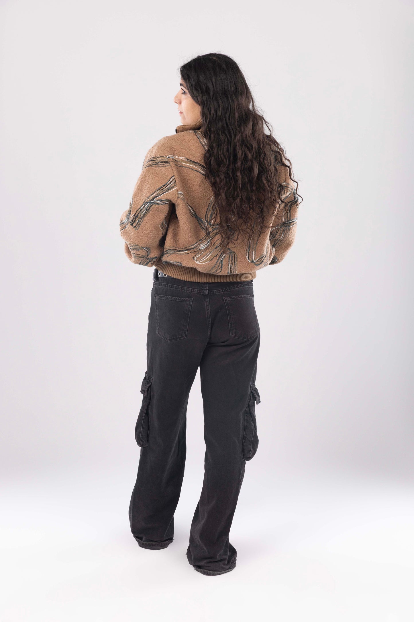 Ivory Cream Teddy Jacket