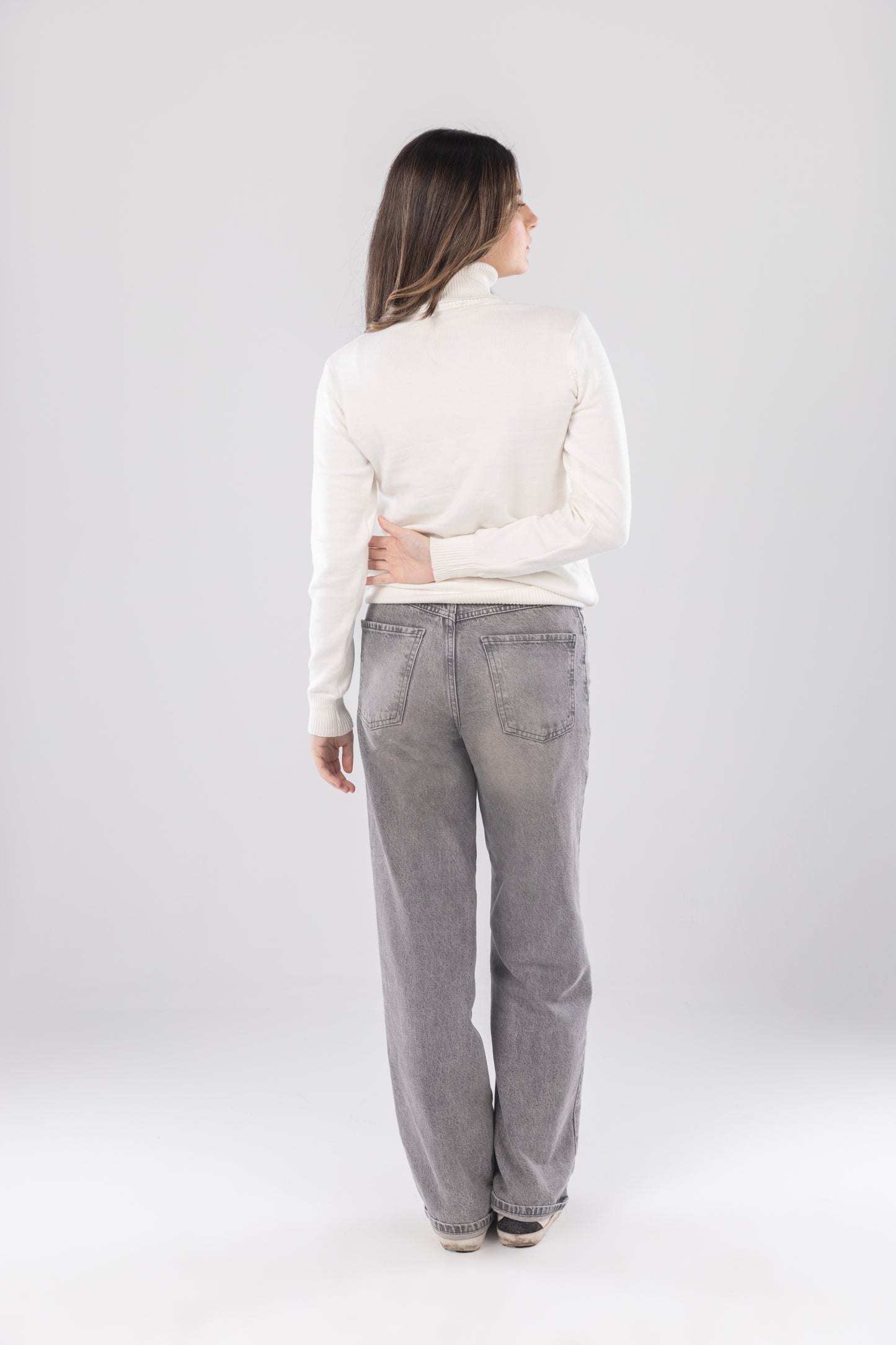White Turtleneck