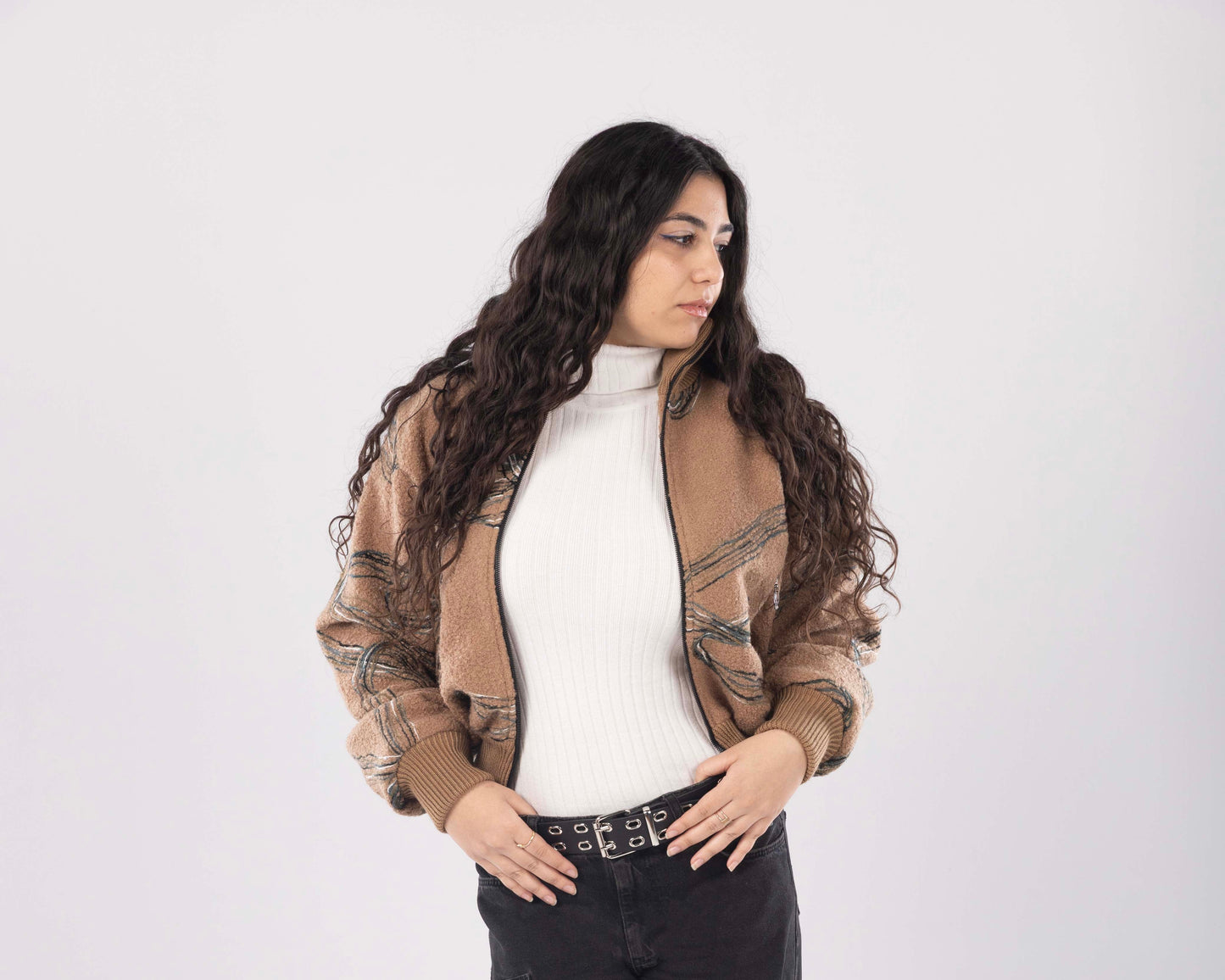 Ivory Cream Teddy Jacket