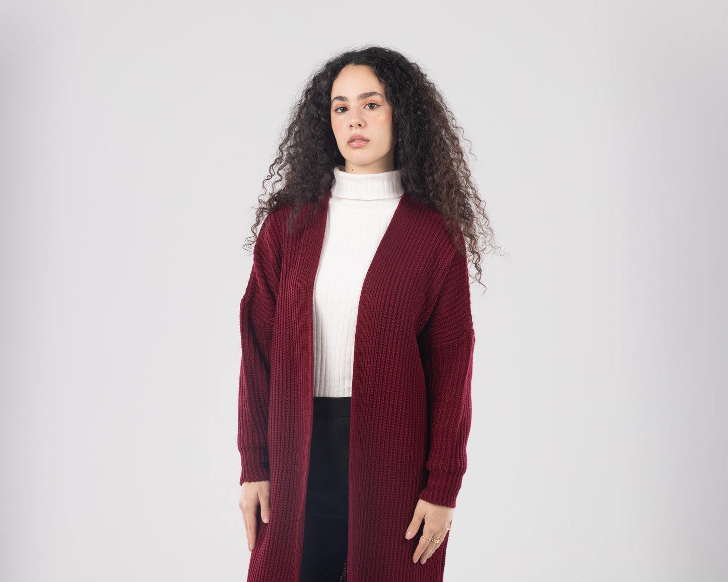 Long Bordeaux Doux Knit