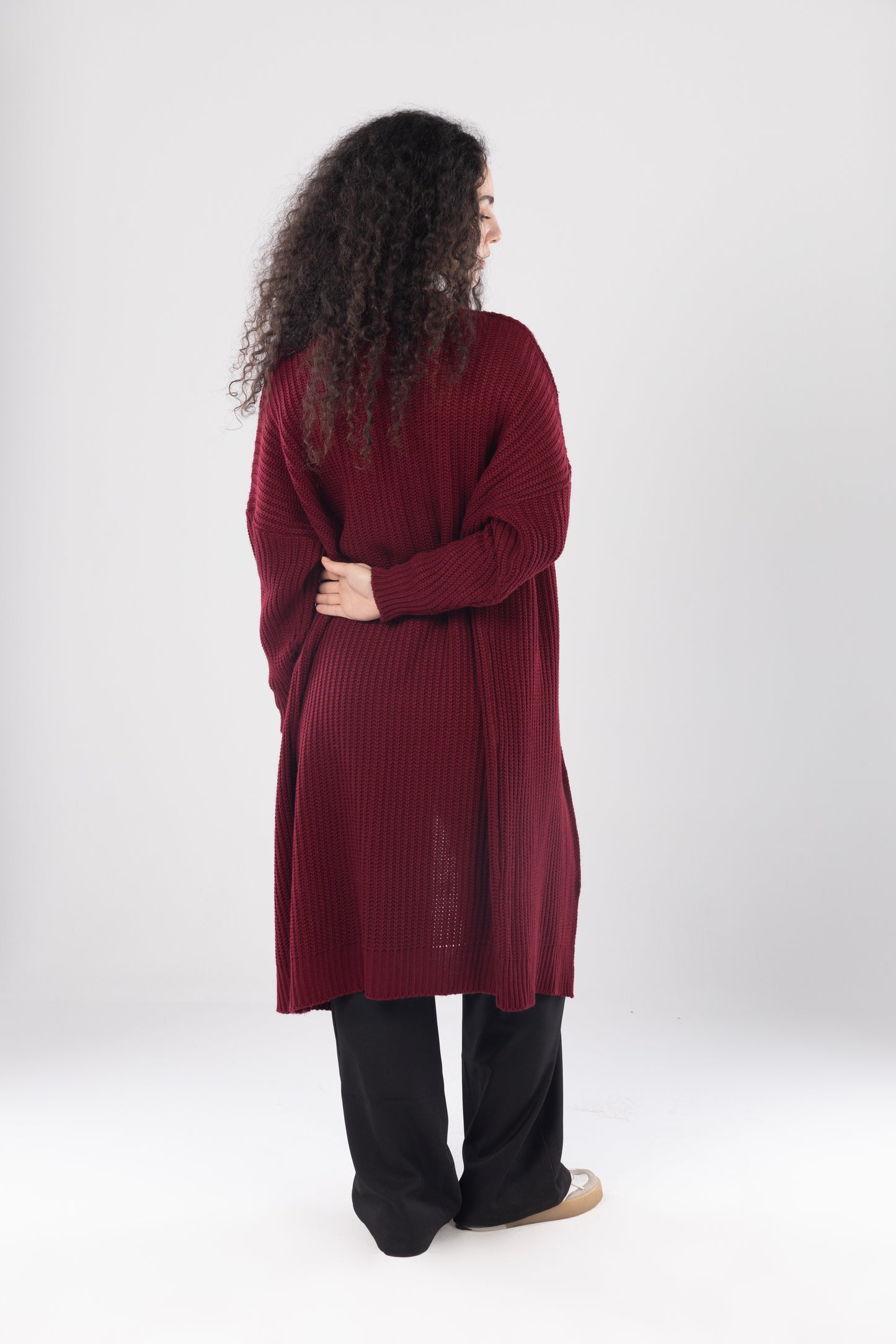 Long Bordeaux Doux Knit