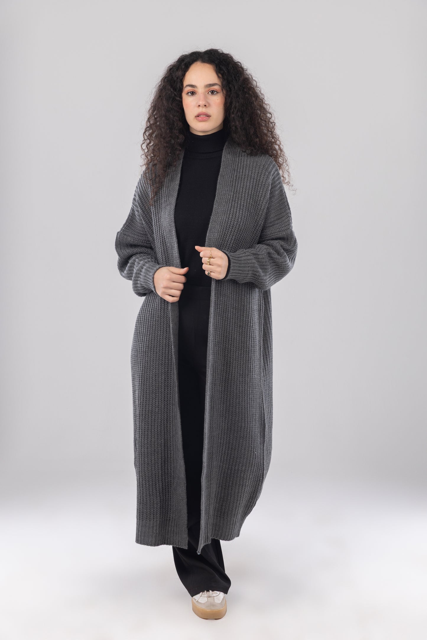 Long Grey Doux Knit
