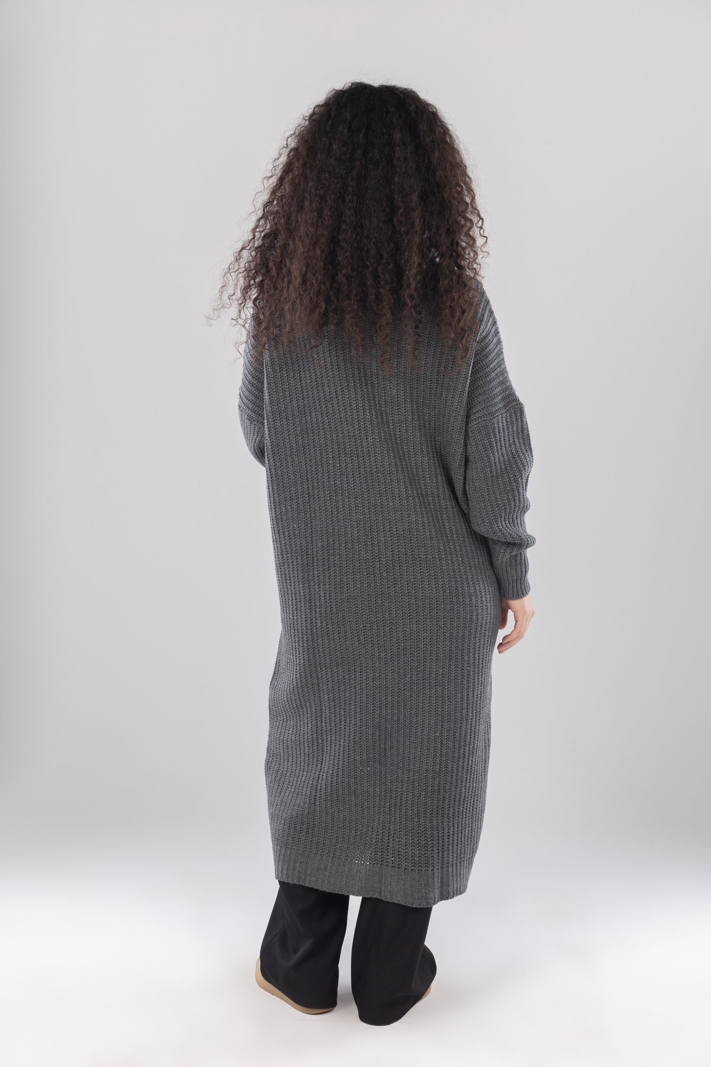 Long Grey Doux Knit